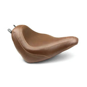 Brown leather Mustang 18-21 Harley Heritage Classic wide tripper solo seat for Harley bikes