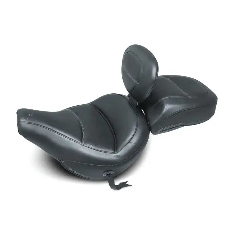 Mustang 18-21 Harley Heritage Classic Standard Deluxe Touring Recessed Passenger Seat - Black - 79331