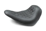 Mustang 18-21 Harley Low Rider, Sport Glide Wide Tripper Solo Seat Diamond Stitch - Black - 83044