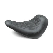 Mustang 18-21 Harley Low Rider, Sport Glide Wide Tripper Solo Seat Diamond Stitch - Black - 83044