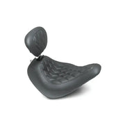 Mustang 18-21 Harley Low Rider, Sport Glide Wide Tripper Solo Seat w/DBR Diamond Stitch - Black - 83043