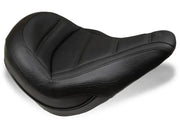 Black leather solo seat for Harley Softail Slim motorcycle model Mustang 18-21