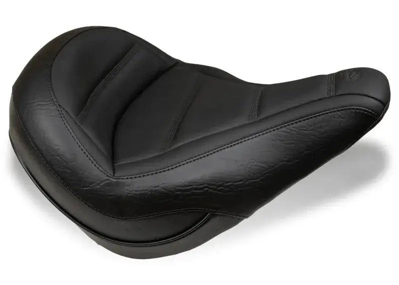 Black leather solo seat for Harley Softail Slim motorcycle model Mustang 18-21