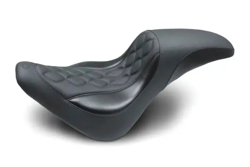 Mustang 18-21 Harley Softail Slim Tripper Fastback 1PC Seat - Black - Seats