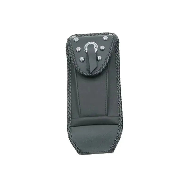 Mustang 65-86 Harley Early FL Touring Tank Bib w/Studs - Black - Seats