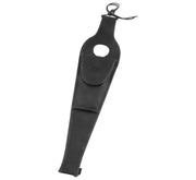 Black leather Harley Sportster tank bib with pouch for Harley Sportster tanks
