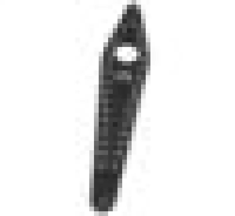 Dark elongated eye-shaped object on Honda VT1100 Sabre tank bib accessory