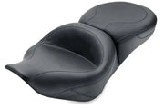Mustang 97-07 Harley Road King 06-07 Street Glide 00-05 Eagle Std Touring Pass Seat - Black - Seats