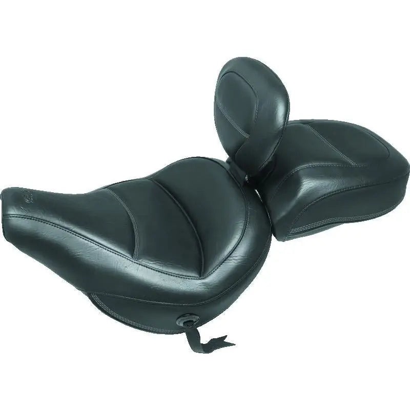 Mustang Motorcycle 75269 Mustang 08-21 Harley Electra Glide,Rd Glide,Rd King Tripper Fastback 1PC Seat w/Diam Stitch - Black