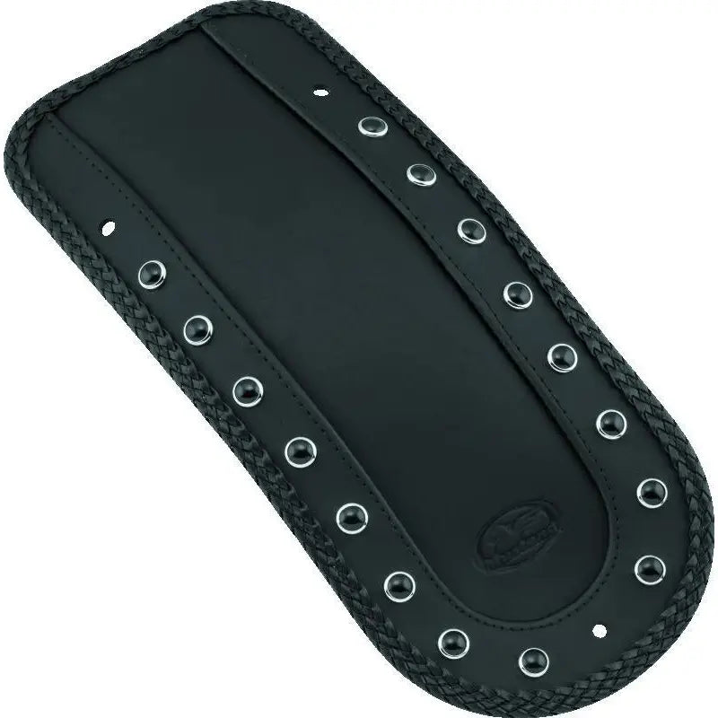 Mustang Motorcycle 78036 Mustang 08-21 Harley FL Touring Fender Bib w/Blk Pearl w/Studs - Black