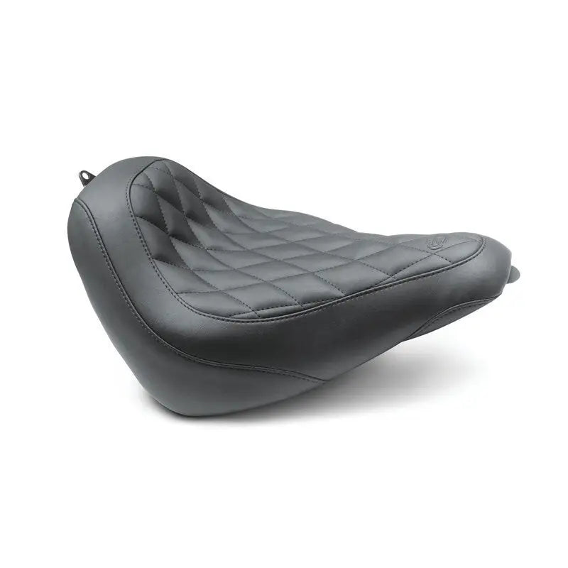 Mustang Motorcycle 83047 Mustang 18-21 Harley Softail Slim Wide Tripper Solo Seat Diamond Stitch - Black