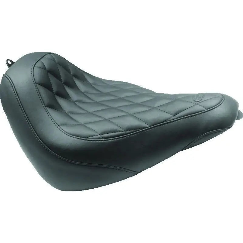 Mustang Motorcycle 83047 Mustang 18-21 Harley Softail Slim Wide Tripper Solo Seat Diamond Stitch - Black