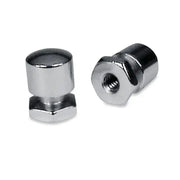Mustang Solo Mounting Nuts (Pair) - Chrome - Seats