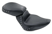 Black studded Mustang Sport Touring passenger pad for comfy sport touring rides