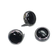 Mustang Studs 12.5mm (Bag of 10) - Black - Seats