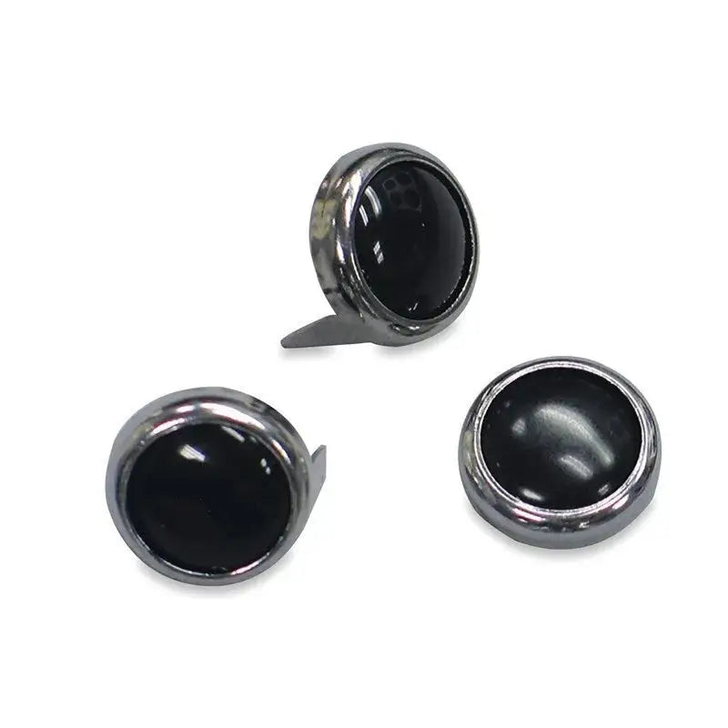 Mustang Studs 12.5mm (Bag of 10) - Black - Seats