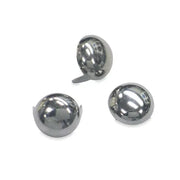 Shiny silver Mustang Studs with chrome finish for RV parts & accessories