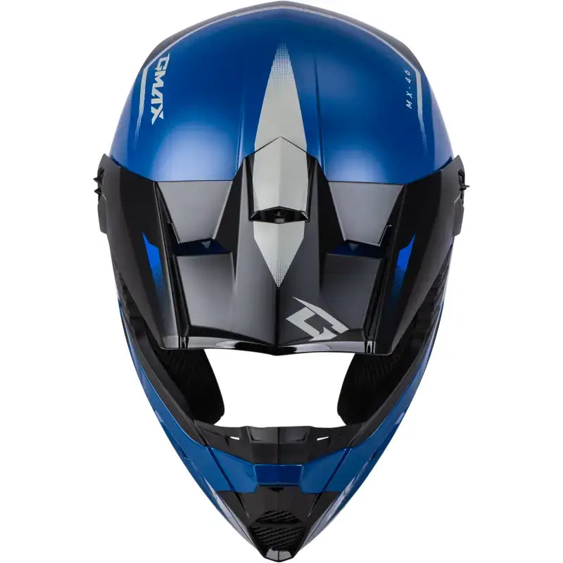 Mx 46 Compound Helmet Blue/Black/Grey Md 