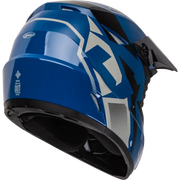 GMAX Mx 46 Compound Helmet Blue/Black/Grey Md for Powersports