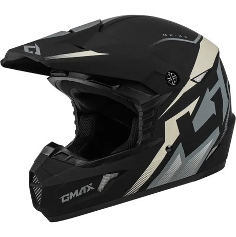 GMAX Mx 46 Compound Helmet Matte Black/Grey/White Sm