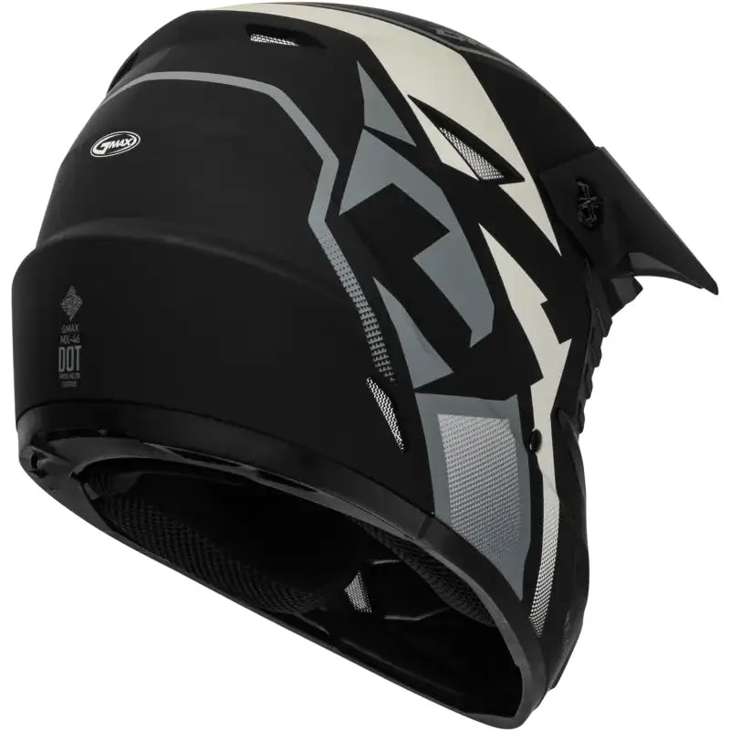 GMAX Mx 46 Compound Helmet Matte Black/Grey/White Xl for Powersports