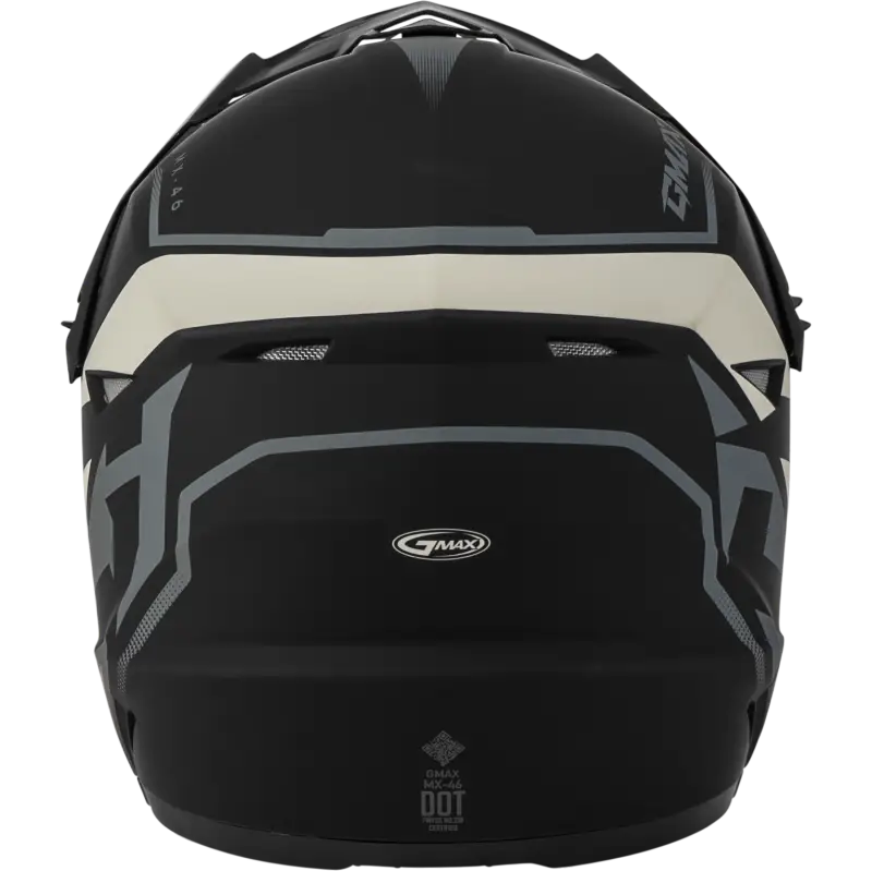 Mx 46 Compound Helmet Matte Black/Grey/White Xl 