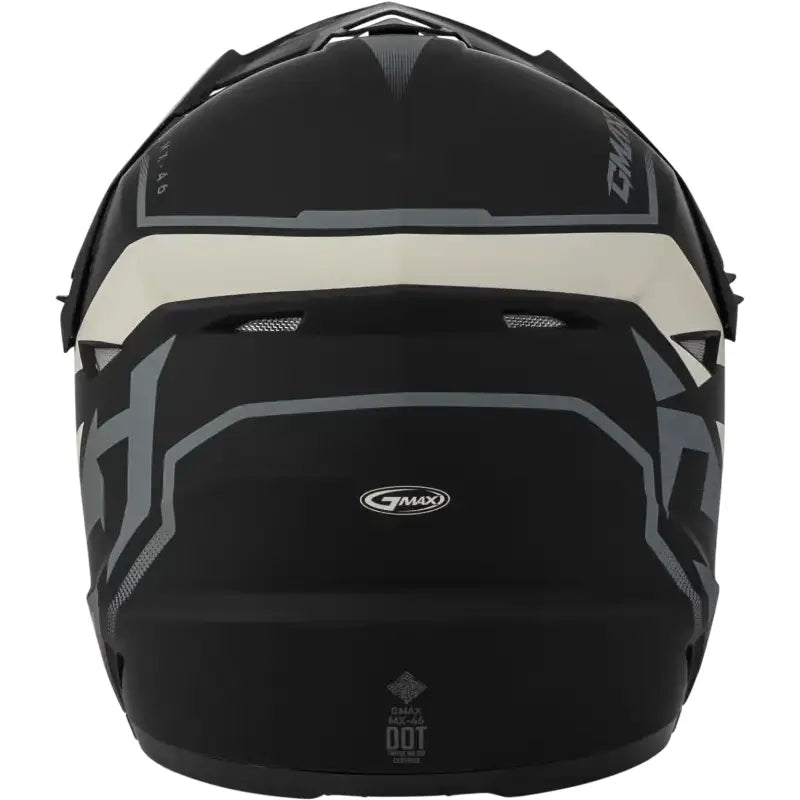 Mx 46 Compound Helmet Matte Black/Grey/White Xs 