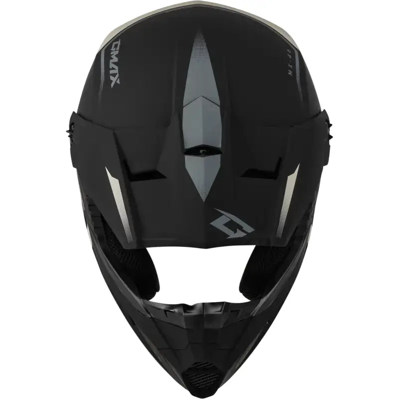 Mx 46 Compound Helmet Matte Black/Grey/White Ys 