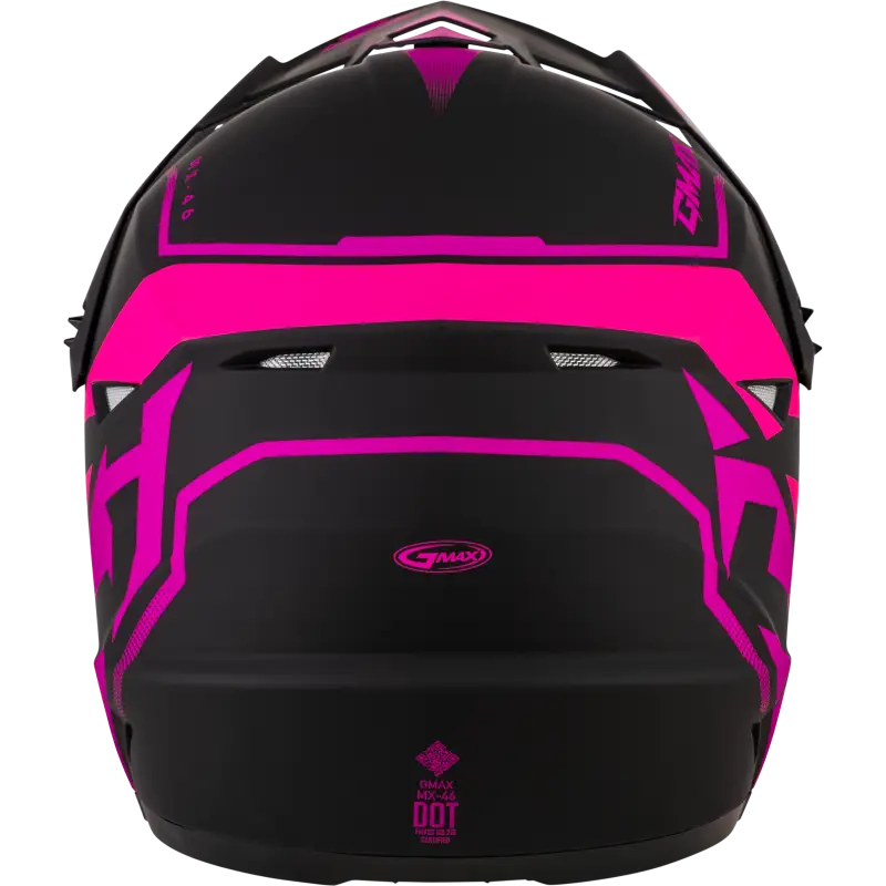 Mx 46 Compound Helmet Matte Black/Pink Xl 