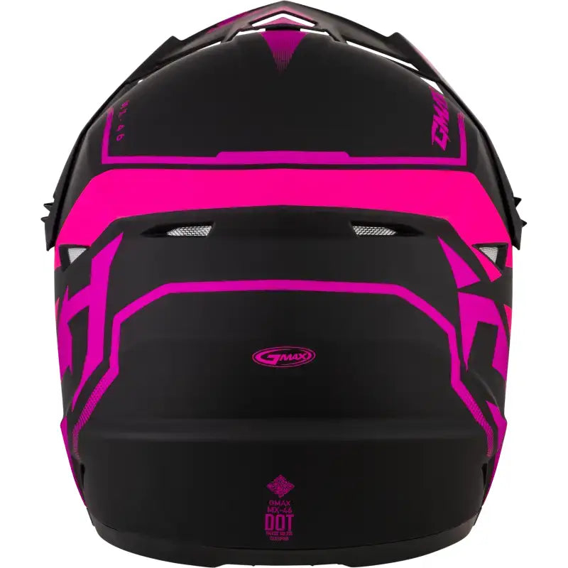 Mx 46 Compound Helmet Matte Black/Pink Yl 