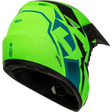 GMAX Mx 46 Compound Helmet Matte Hi Vis Green/Blk/Blue 2x for Powersports