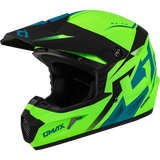 GMAX Mx 46 Compound Helmet Matte Hi Vis Green/Blk/Blue Sm