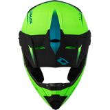 Mx 46 Compound Helmet Matte Hi Vis Green/Blk/Blue Yl 
