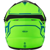 Mx 46 Compound Helmet Matte Hi Vis Green/Blk/Blue Yl 