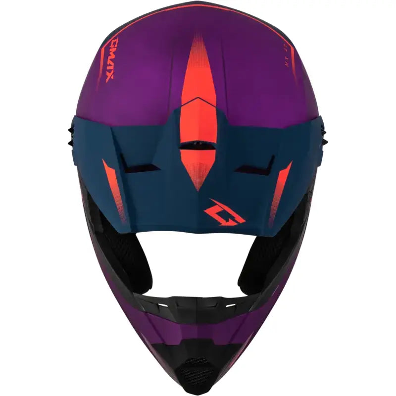 Mx 46 Compound Helmet Matte Purple/Coral/Blue Lg 