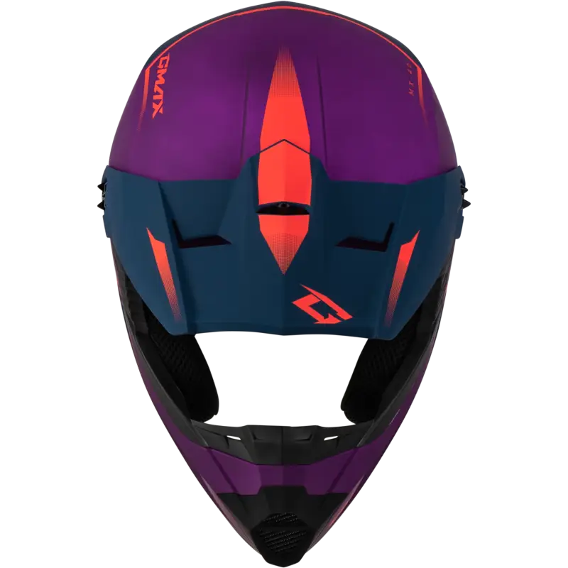 Mx 46 Compound Helmet Matte Purple/Coral/Blue Md 