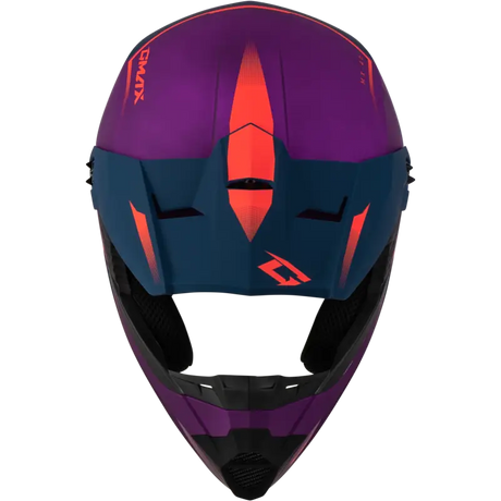 Mx 46 Compound Helmet Matte Purple/Coral/Blue Xl 