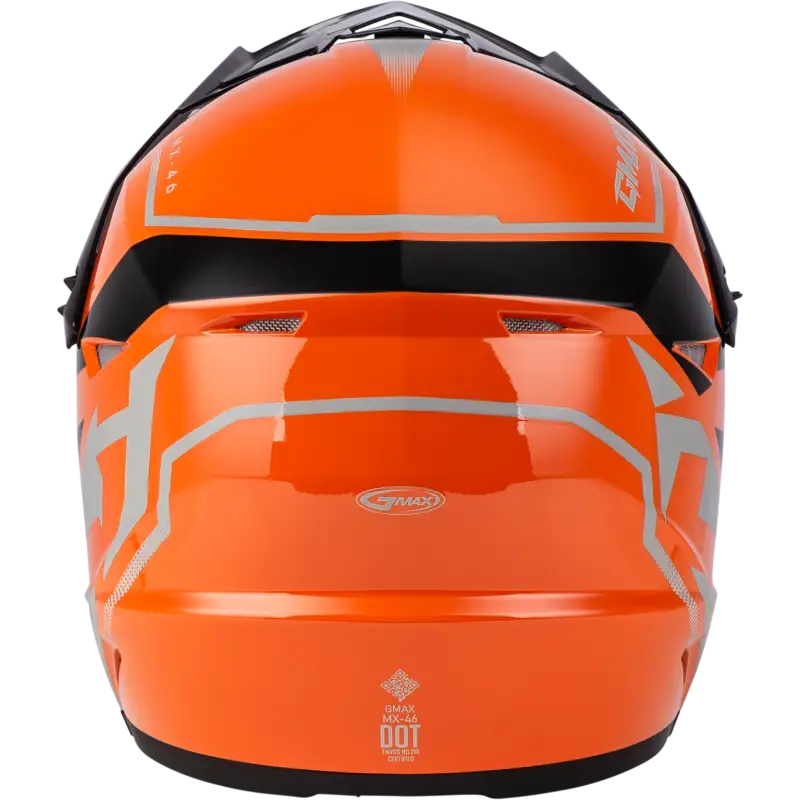 Mx 46 Compound Helmet Orange/Black/Grey Ym 