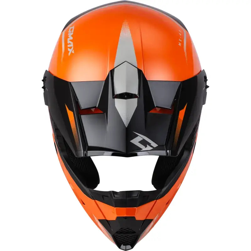 Mx 46 Compound Helmet Orange/Black/Grey Ys 