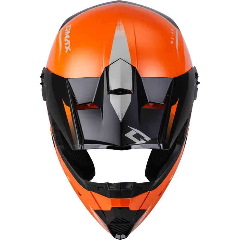 Mx 46 Compound Helmet Orange/Black/Grey Ys 
