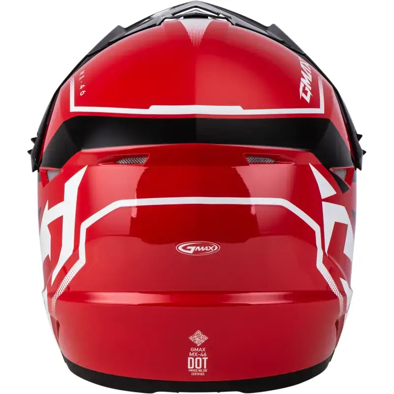 Mx 46 Compound Helmet Red/Black/White 2x 
