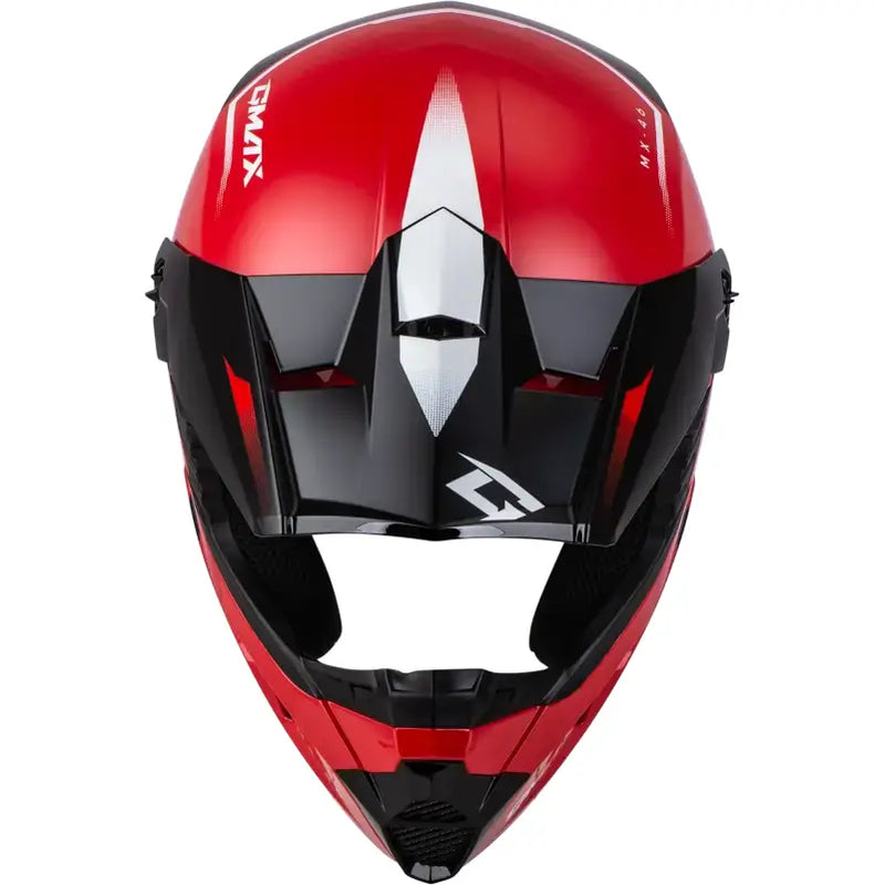 Mx 46 Compound Helmet Red/Black/White Md 