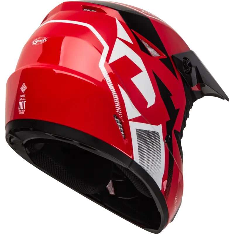 GMAX Mx 46 Compound Helmet Red/Black/White Xl for Powersports