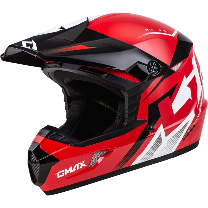 Mx 46 Compound Helmet Red/Black/White Xs 
