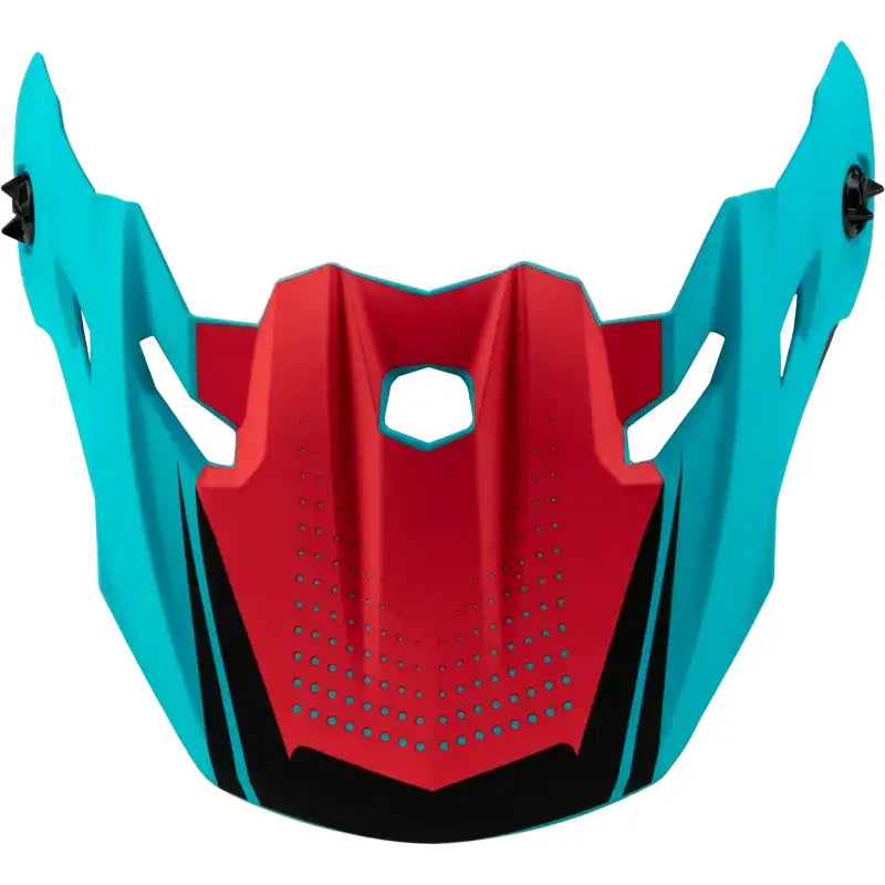 Mx 96 502 Visor W/Screws Matte Blue/Red - GMAX