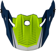 Mx 96 502 Visor with Screws in Matte Blue and Green - GMAX