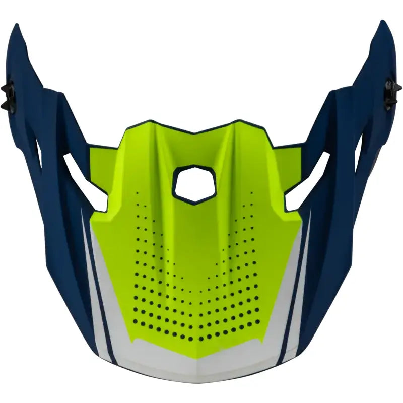Mx 96 502 Visor with Screws in Matte Blue and Green - GMAX