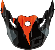 Mx 96 Splinter Visor W/Screws Black/Orange - GMAX