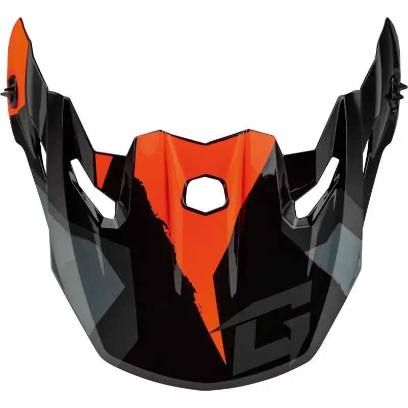 Mx 96 Splinter Visor W/Screws Black/Orange - GMAX