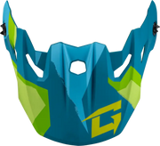Mx 96 Splinter Visor W/Screws Matte Blue/Green - GMAX